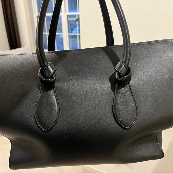 Celine ALL BLACK MONOCHROME tote handbag - Picture 3 of 8